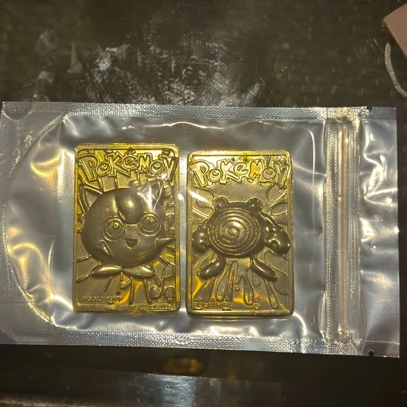 23Karat Gold Plated 1999 Burger King Release Pokmon Cards